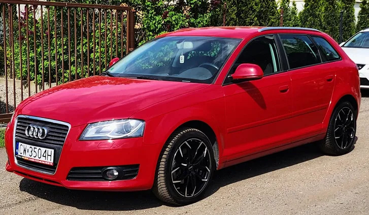 kujawsko-pomorskie Audi A3 cena 26499 przebieg: 192000, rok produkcji 2009 z Błażowa